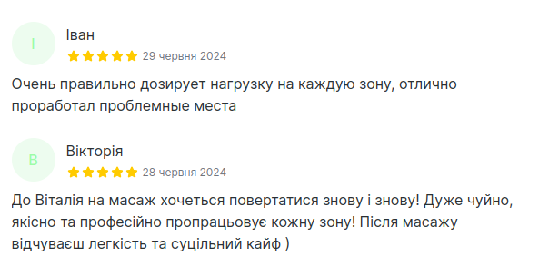 Відгук про тстудію масажу Практик